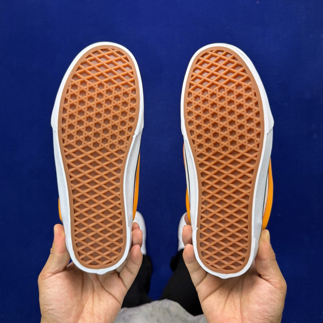 虎扑版！Vans Knu-Skool 低帮 KK39纯原级别外贸订单！万斯经典 硫化翻毛皮板鞋 粗宽立体