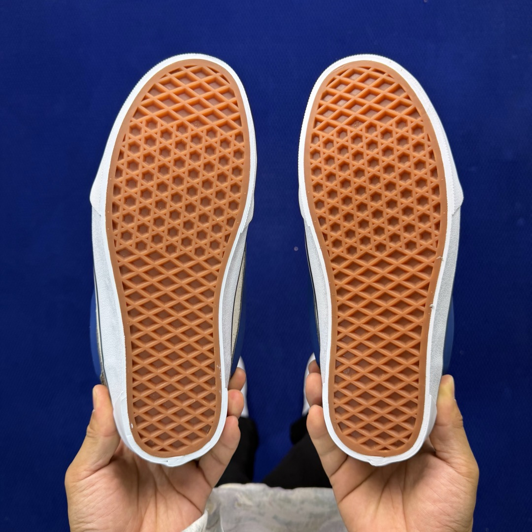 虎扑版！Vans Knu-Skool 低帮 KK38纯原级别外贸订单！万斯经典 硫化翻毛皮板鞋 粗宽立体