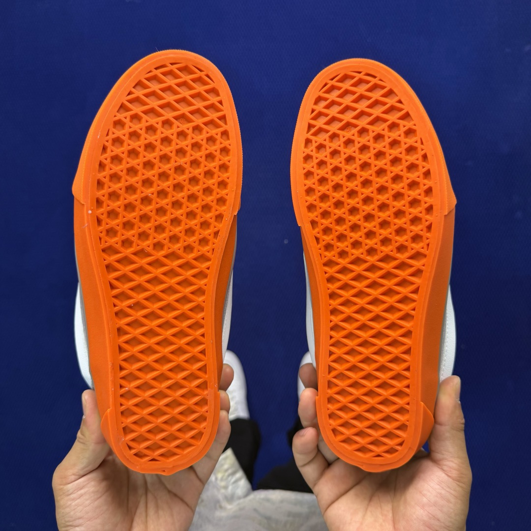虎扑版！Vans Knu-Skool 低帮 KK26纯原级别外贸订单！万斯经典 硫化翻毛皮板鞋 粗宽立体