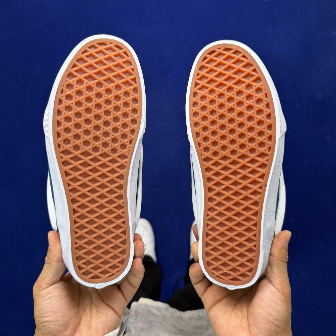 虎扑版！Vans Knu-Skool 低帮 KK23纯原级别外贸订单！万斯经典 硫化翻毛皮板鞋 粗宽立体