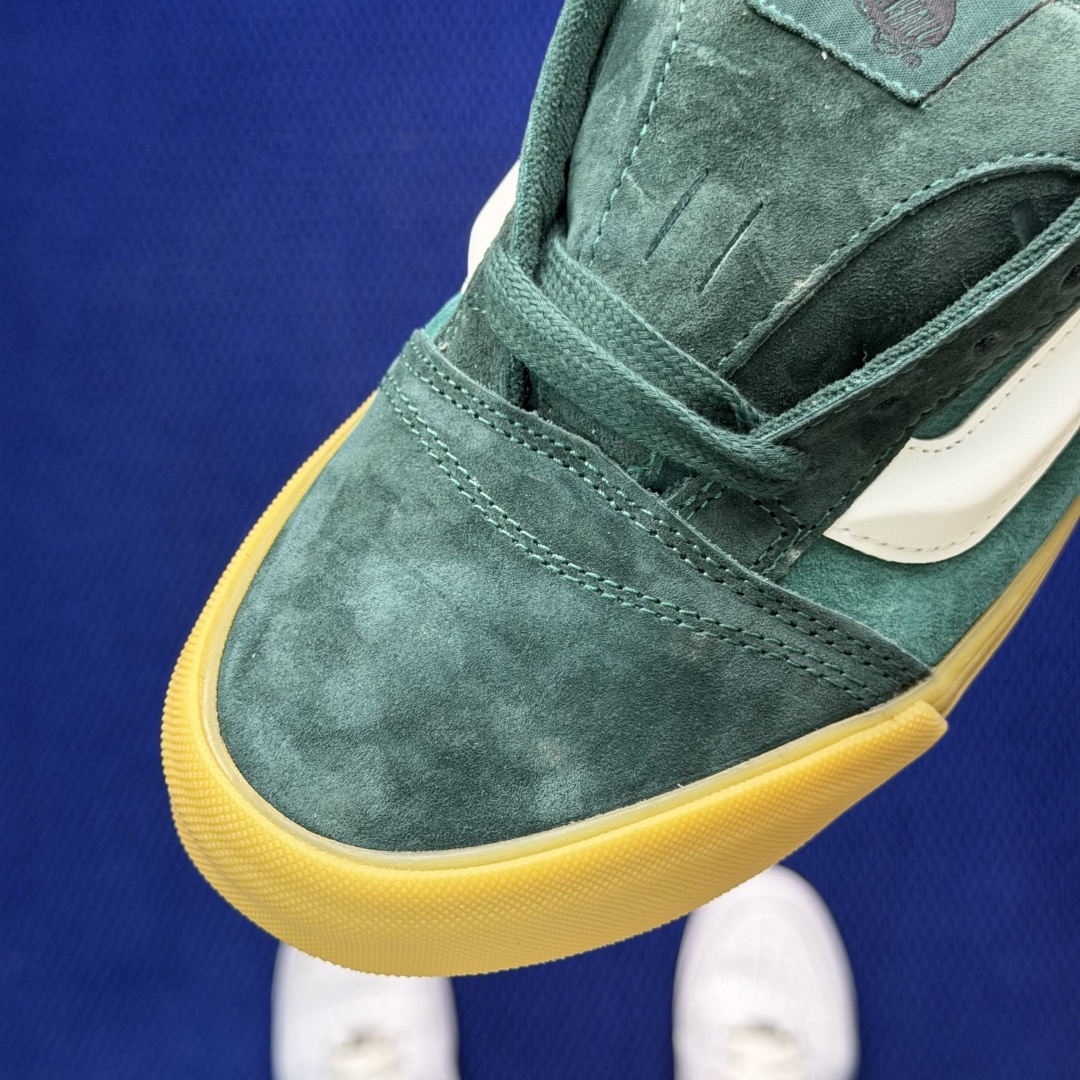 虎扑版！Vans Knu-Skool 低帮 KK52纯原级别外贸订单！万斯经典 硫化翻毛皮板鞋 粗宽立体