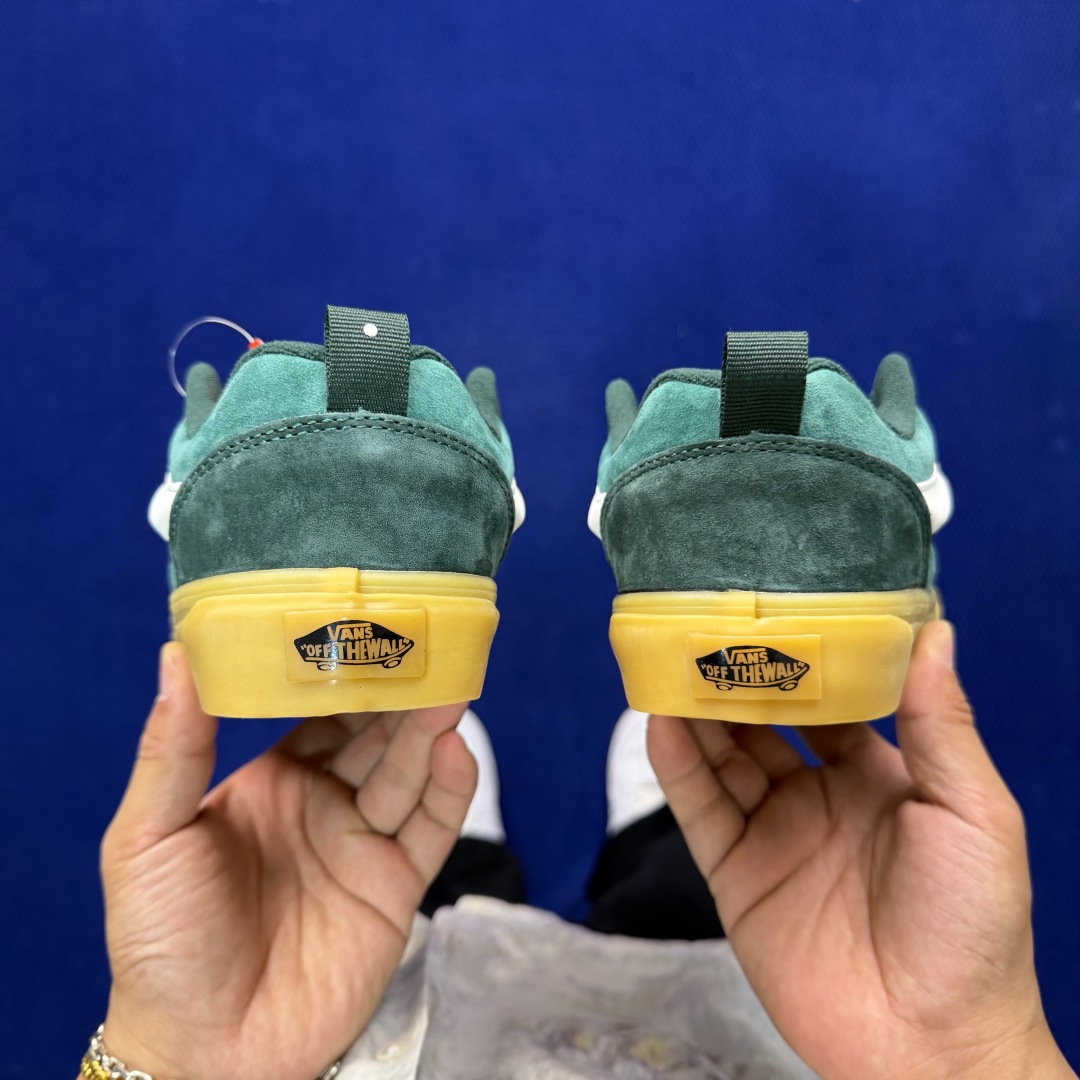 虎扑版！Vans Knu-Skool 低帮 KK52纯原级别外贸订单！万斯经典 硫化翻毛皮板鞋 粗宽立体