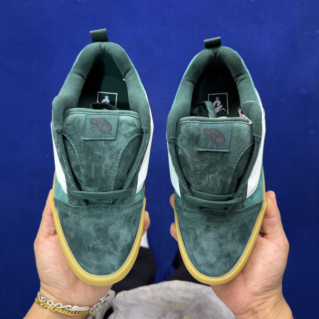 虎扑版！Vans Knu-Skool 低帮 KK52纯原级别外贸订单！万斯经典 硫化翻毛皮板鞋 粗宽立体
