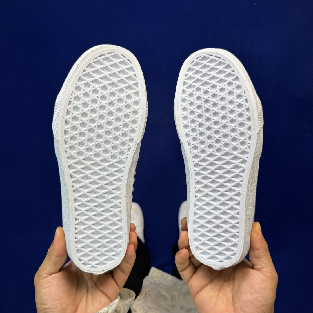 虎扑版！Vans Sk8-Mid 中帮 K40V军绿纯原级别外贸订单！万斯经典 硫化帆布板鞋正品海鸥线 