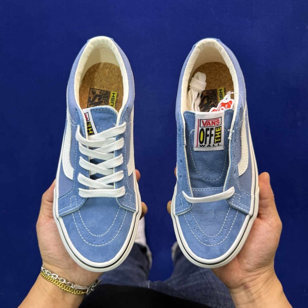 虎扑版！Vans Sk8-Low 低帮 K16V纯原级别外贸订单！万斯经典 硫化帆布板鞋正品海鸥线 鞋头