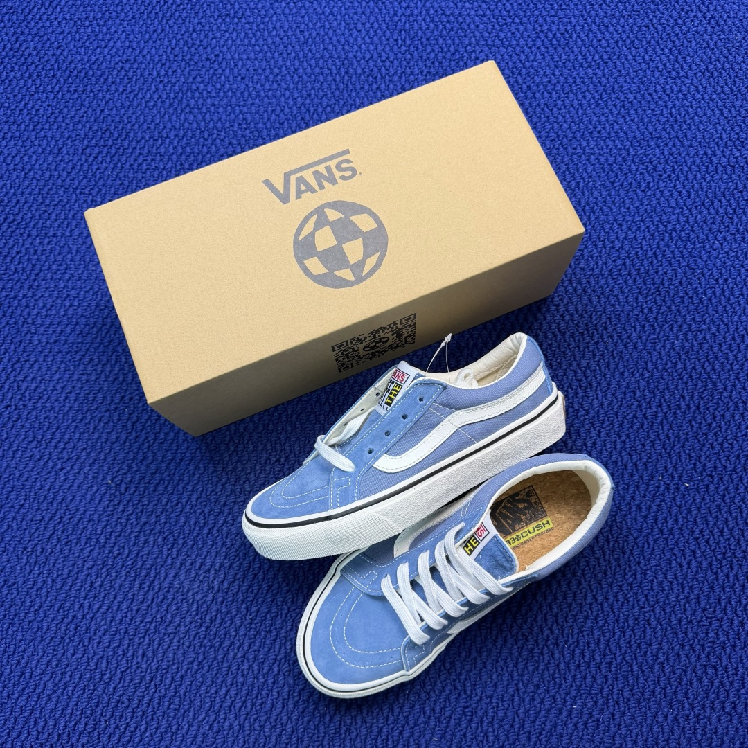 虎扑版！Vans Sk8-Low 低帮 K16V纯原级别外贸订单！万斯经典 硫化帆布板鞋正品海鸥线 鞋头