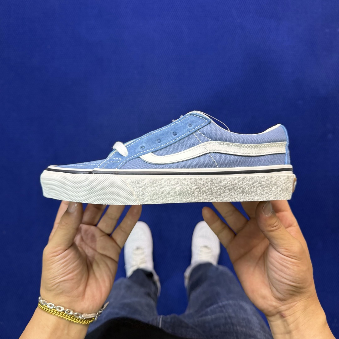 虎扑版！Vans Sk8-Low 低帮 K16V纯原级别外贸订单！万斯经典 硫化帆布板鞋正品海鸥线 鞋头