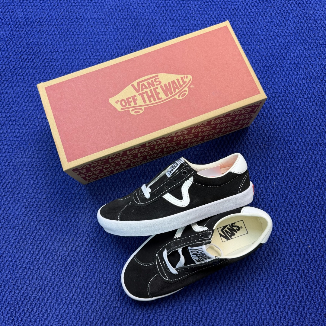 虎扑版！Vans Sport Low 低帮 K08V纯原级别外贸订单！万斯经典 硫化帆布板鞋正品海鸥线 