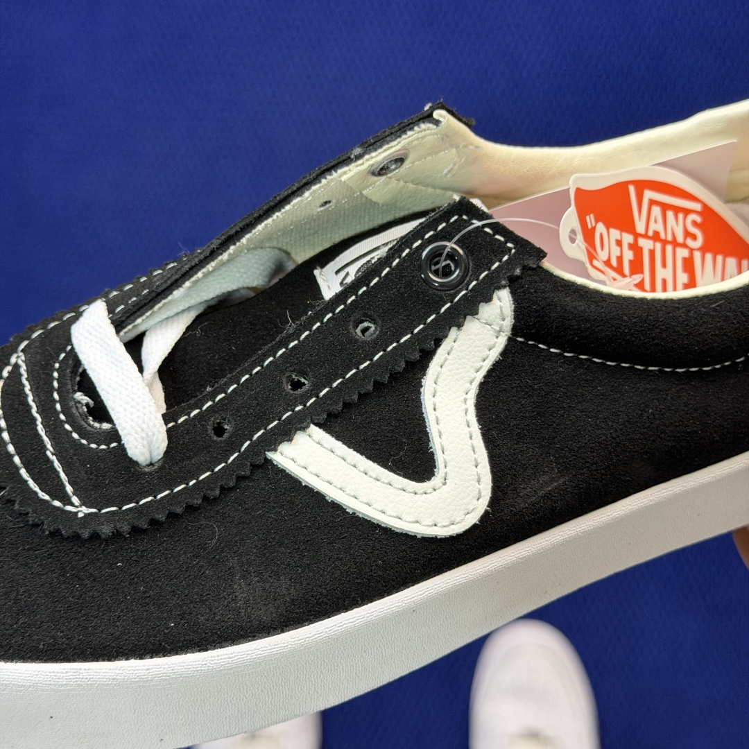 虎扑版！Vans Sport Low 低帮 K08V纯原级别外贸订单！万斯经典 硫化帆布板鞋正品海鸥线 