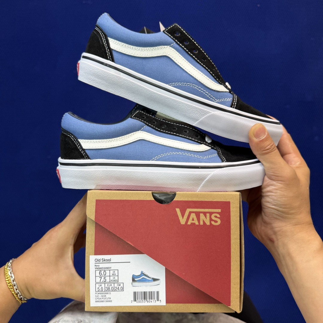 虎扑版！Vans Old Skool 低帮 304V纯原级别外贸订单！万斯经典 硫化帆布板鞋正品海鸥线 
