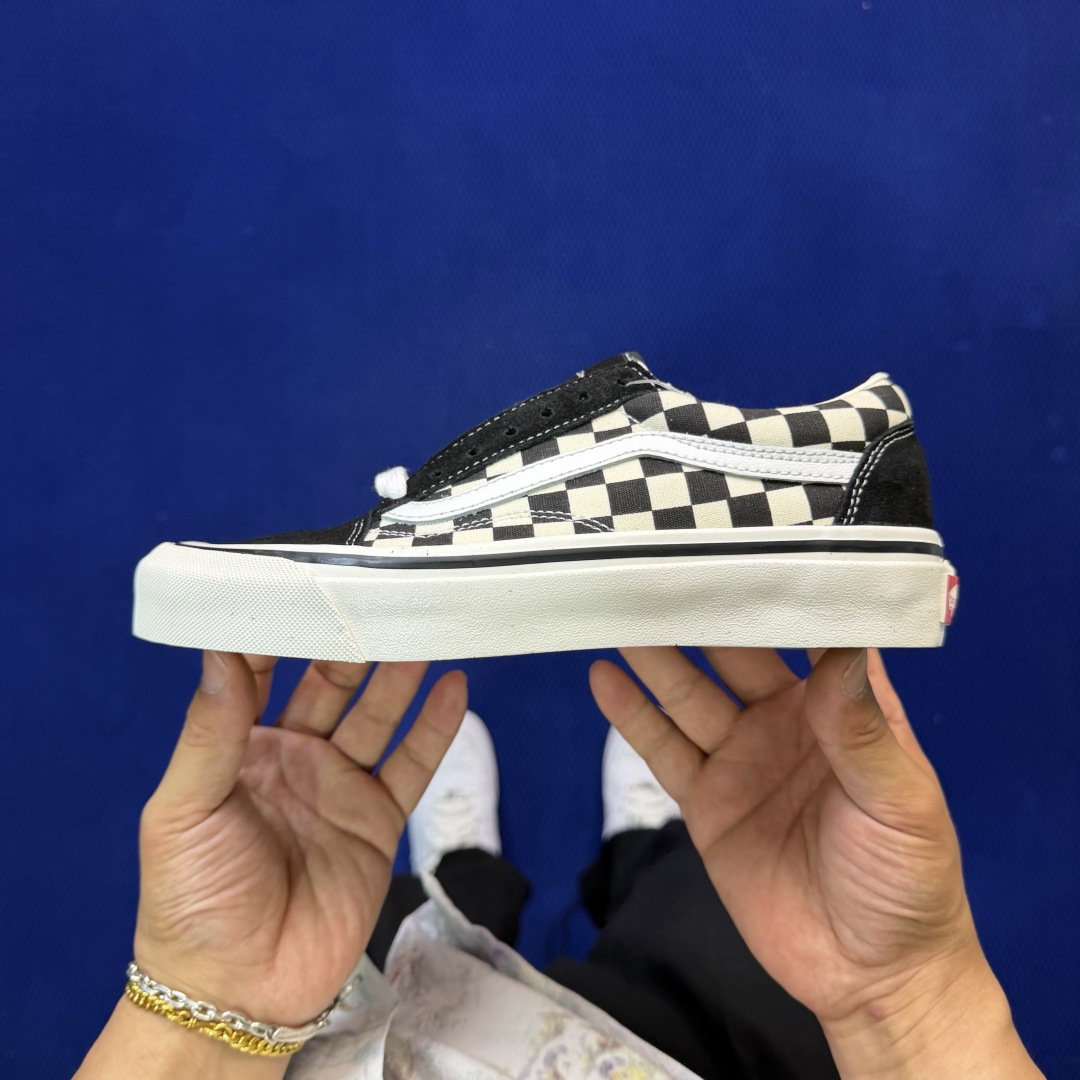 虎扑版！Vans Old Skool 低帮 068V纯原级别外贸订单！万斯经典 硫化帆布板鞋正品海鸥线 