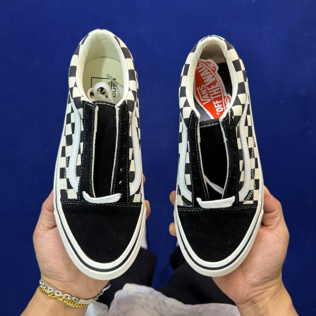 虎扑版！Vans Old Skool 低帮 068V纯原级别外贸订单！万斯经典 硫化帆布板鞋正品海鸥线 