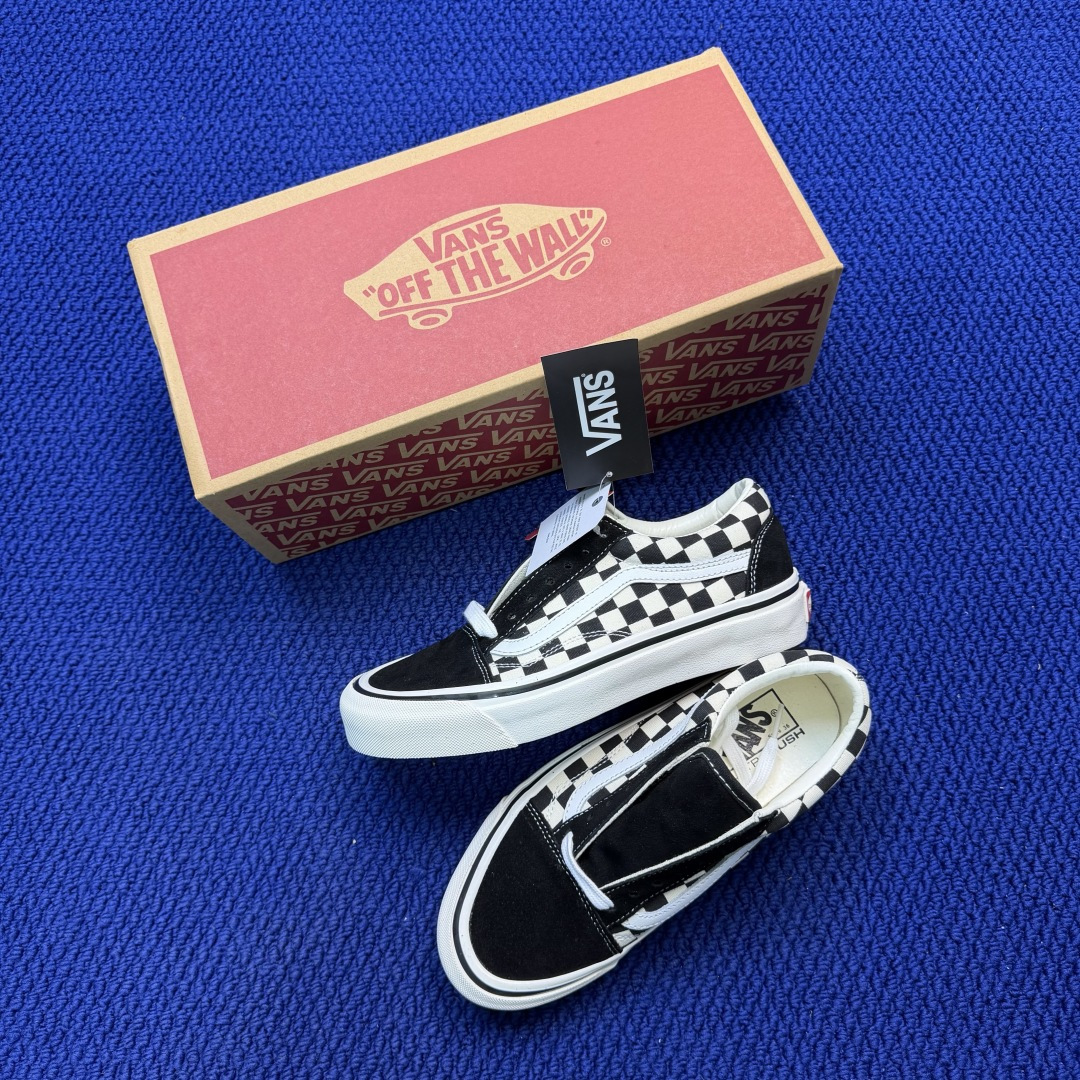 虎扑版！Vans Old Skool 低帮 068V纯原级别外贸订单！万斯经典 硫化帆布板鞋正品海鸥线 