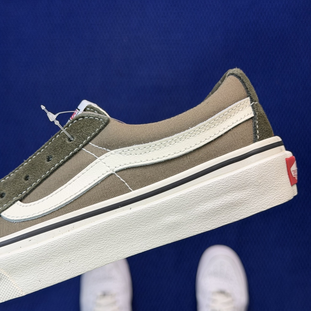 虎扑版！Vans Sk8-Low 低帮 5-17纯原级别外贸订单！万斯经典 硫化帆布板鞋正品海鸥线 鞋头