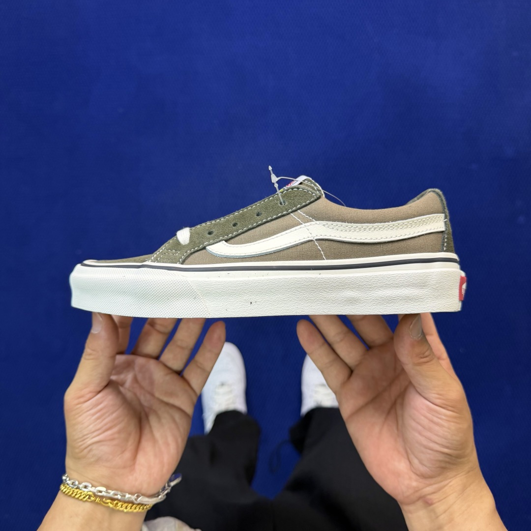 虎扑版！Vans Sk8-Low 低帮 5-17纯原级别外贸订单！万斯经典 硫化帆布板鞋正品海鸥线 鞋头