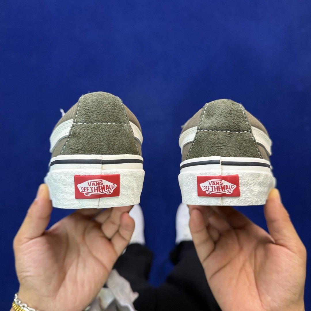 虎扑版！Vans Sk8-Low 低帮 5-17纯原级别外贸订单！万斯经典 硫化帆布板鞋正品海鸥线 鞋头