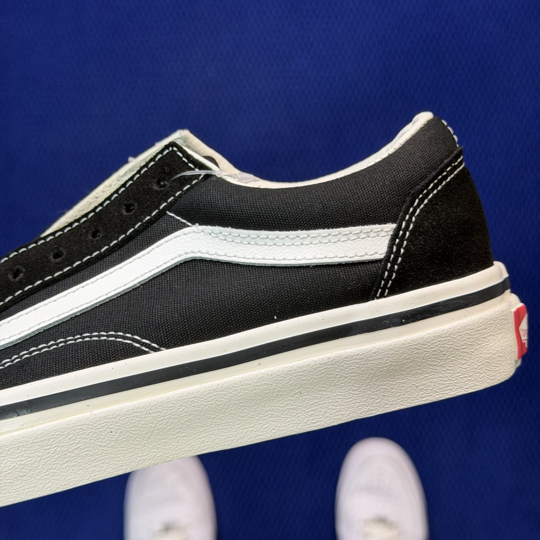 虎扑版！Vans Old Skool 低帮 072V纯原级别外贸订单！万斯经典 硫化帆布板鞋正品海鸥线 
