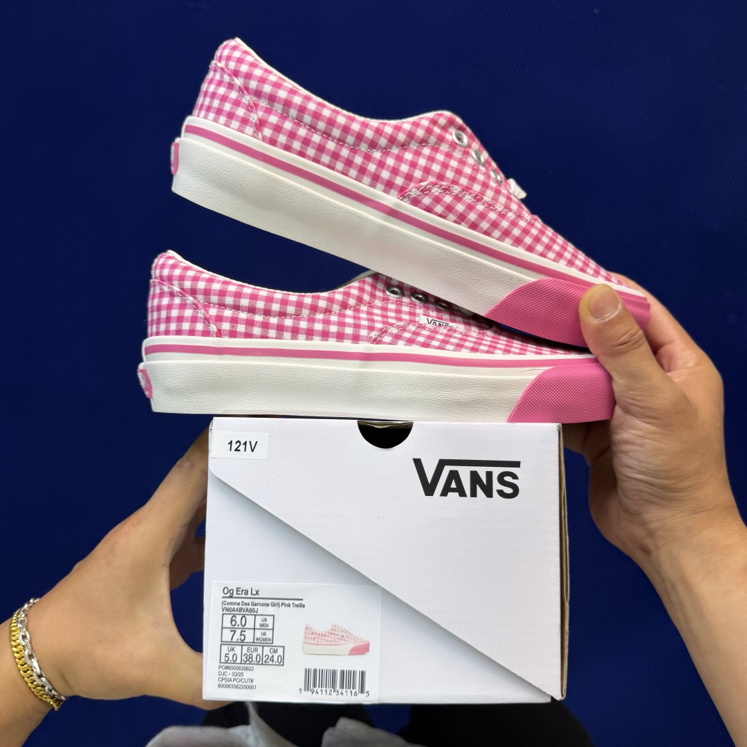 虎扑版！Vans Era Vault OG LX 低帮 121VCDG联名 安纳海姆纯原级别外贸订单！万