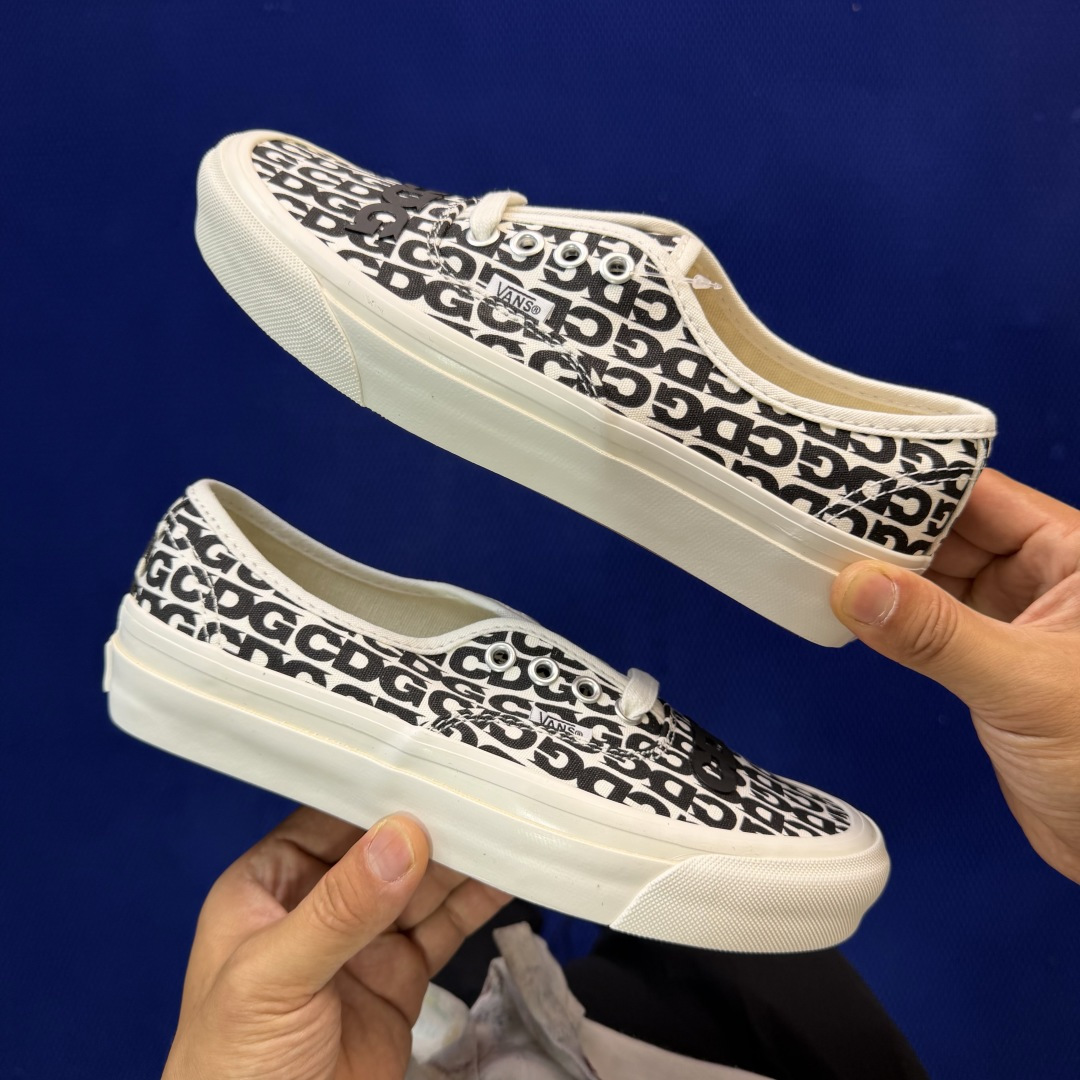 虎扑版！Vans Authentic 安纳海姆低帮 5-03CDG联名胶印纯原级别外贸订单！万斯经典 硫
