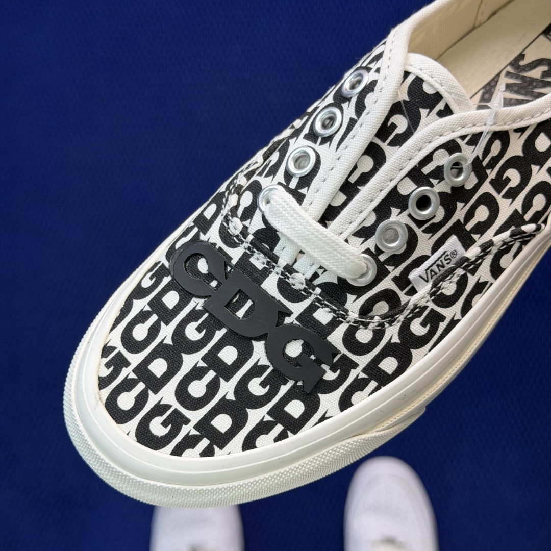 虎扑版！Vans Authentic 安纳海姆低帮 5-03CDG联名胶印纯原级别外贸订单！万斯经典 硫