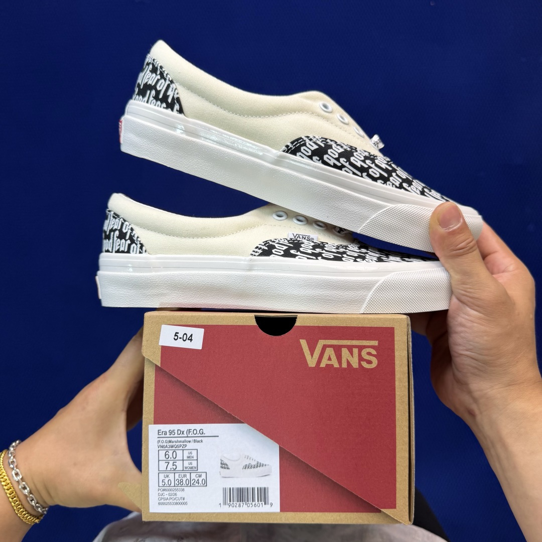 虎扑版！Vans Era 95 Dx 低帮 5-04FOG联名 安纳海姆纯原级别外贸订单！万斯经典 硫化