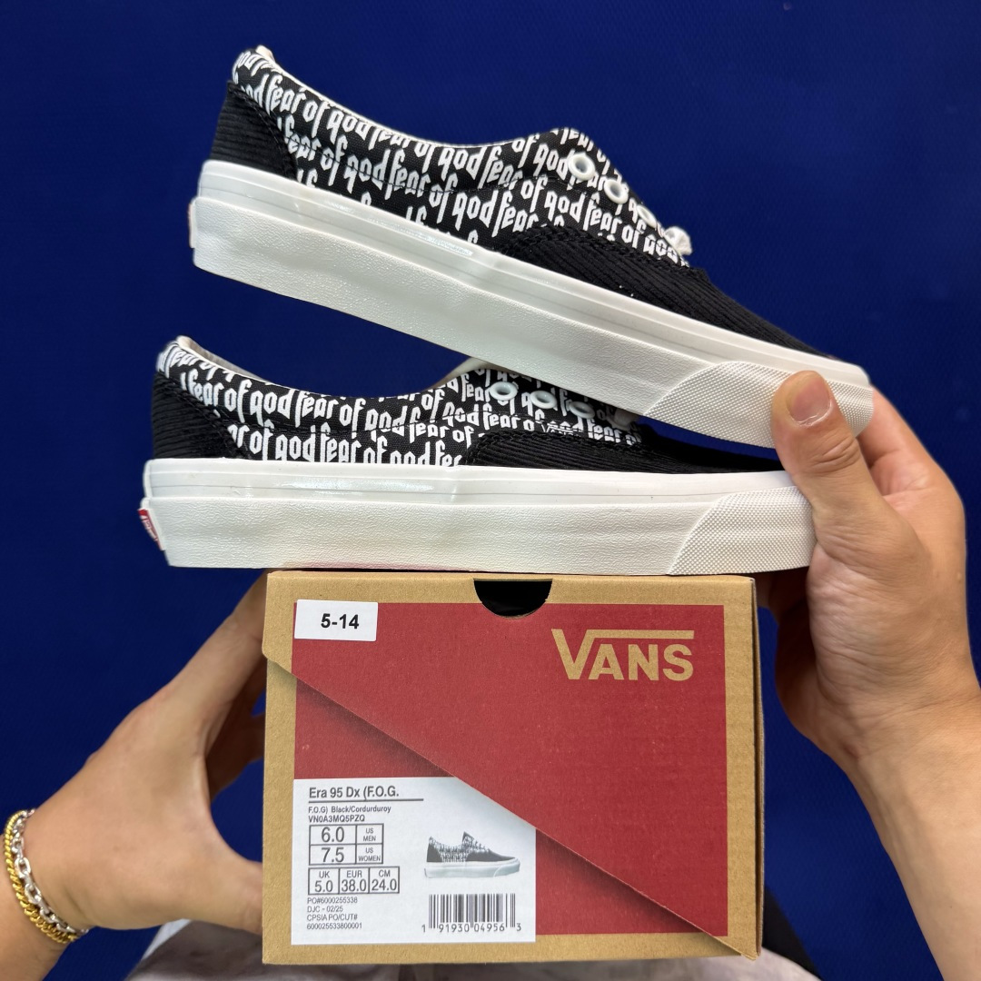 虎扑版！Vans Era 95 Dx 低帮 5-14FOG联名 安纳海姆纯原级别外贸订单！万斯经典 硫化