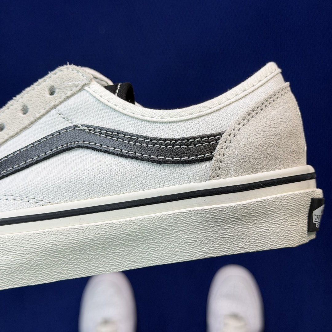 虎扑版！Vans Style 36 低帮 045V纯原级别外贸订单！万斯经典 硫化帆布板鞋正品海鸥线 鞋
