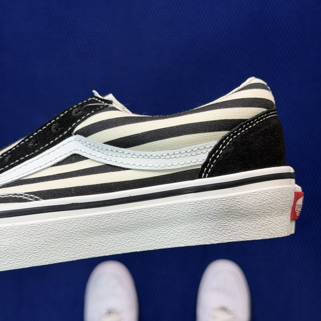 虎扑版！Vans Style 36 低帮 070V纯原级别外贸订单！万斯经典 硫化帆布板鞋正品海鸥线 鞋