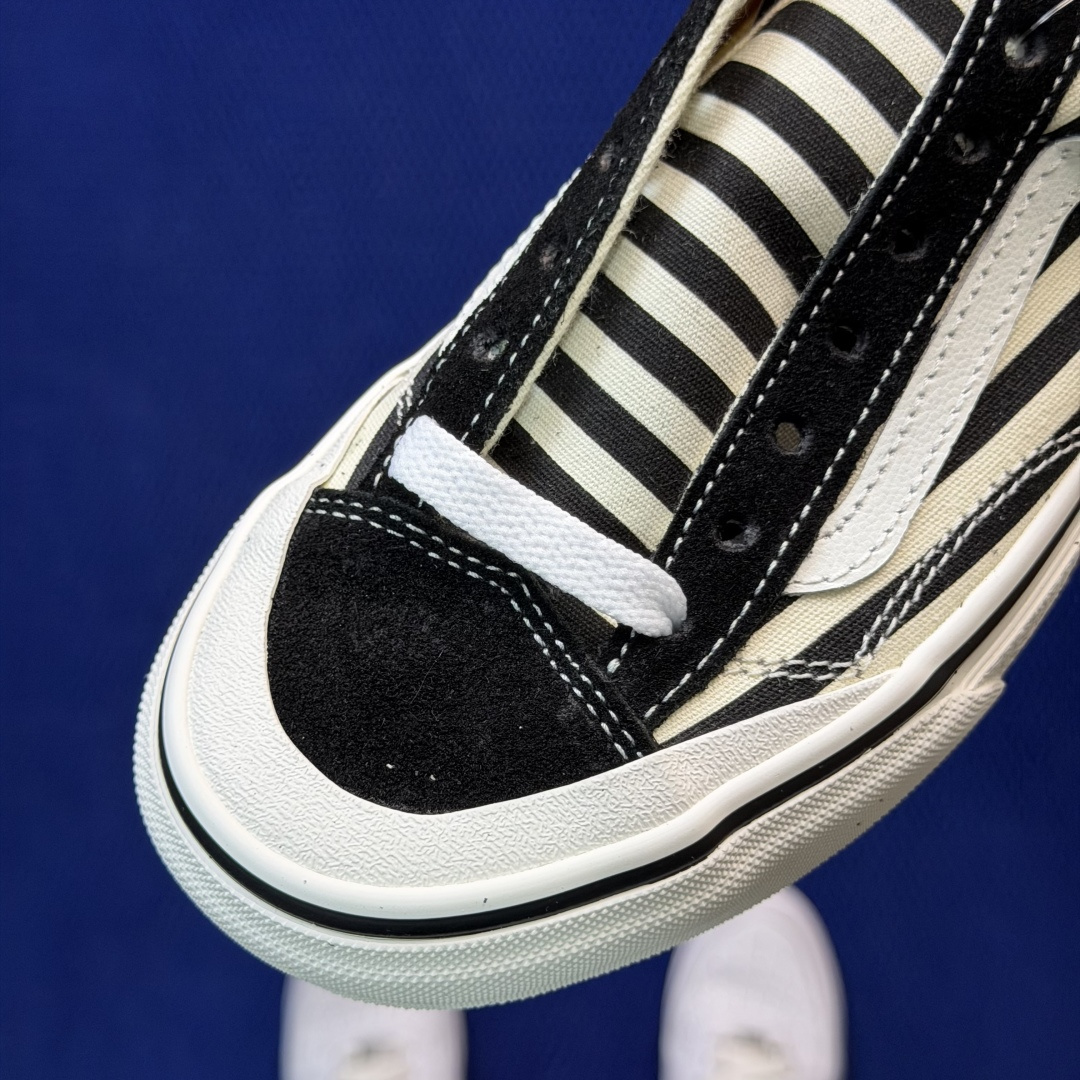 虎扑版！Vans Style 36 低帮 070V纯原级别外贸订单！万斯经典 硫化帆布板鞋正品海鸥线 鞋