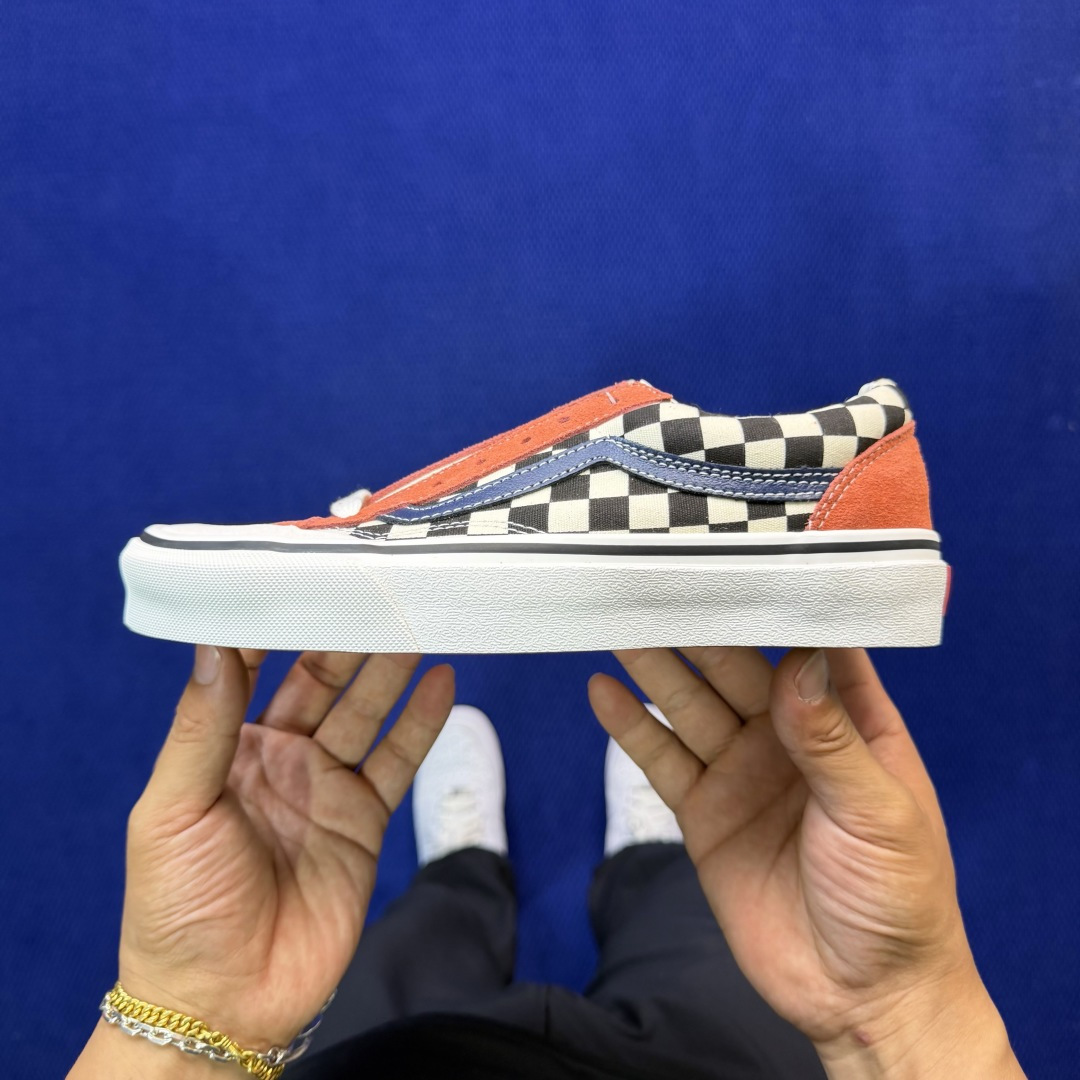 虎扑版！Vans Style 36 低帮 029V纯原级别外贸订单！万斯经典 硫化帆布板鞋正品海鸥线 鞋