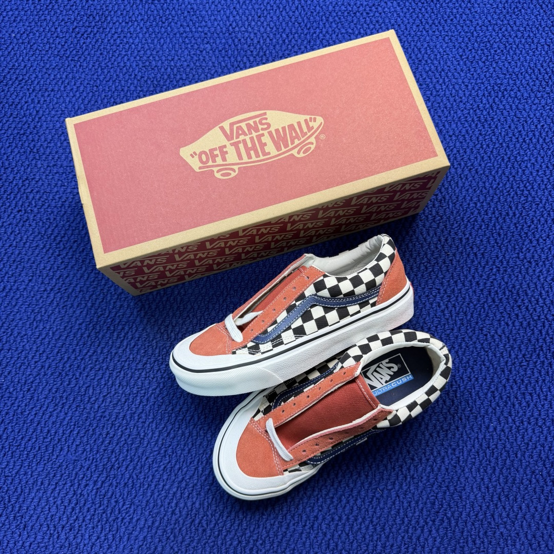 虎扑版！Vans Style 36 低帮 029V纯原级别外贸订单！万斯经典 硫化帆布板鞋正品海鸥线 鞋