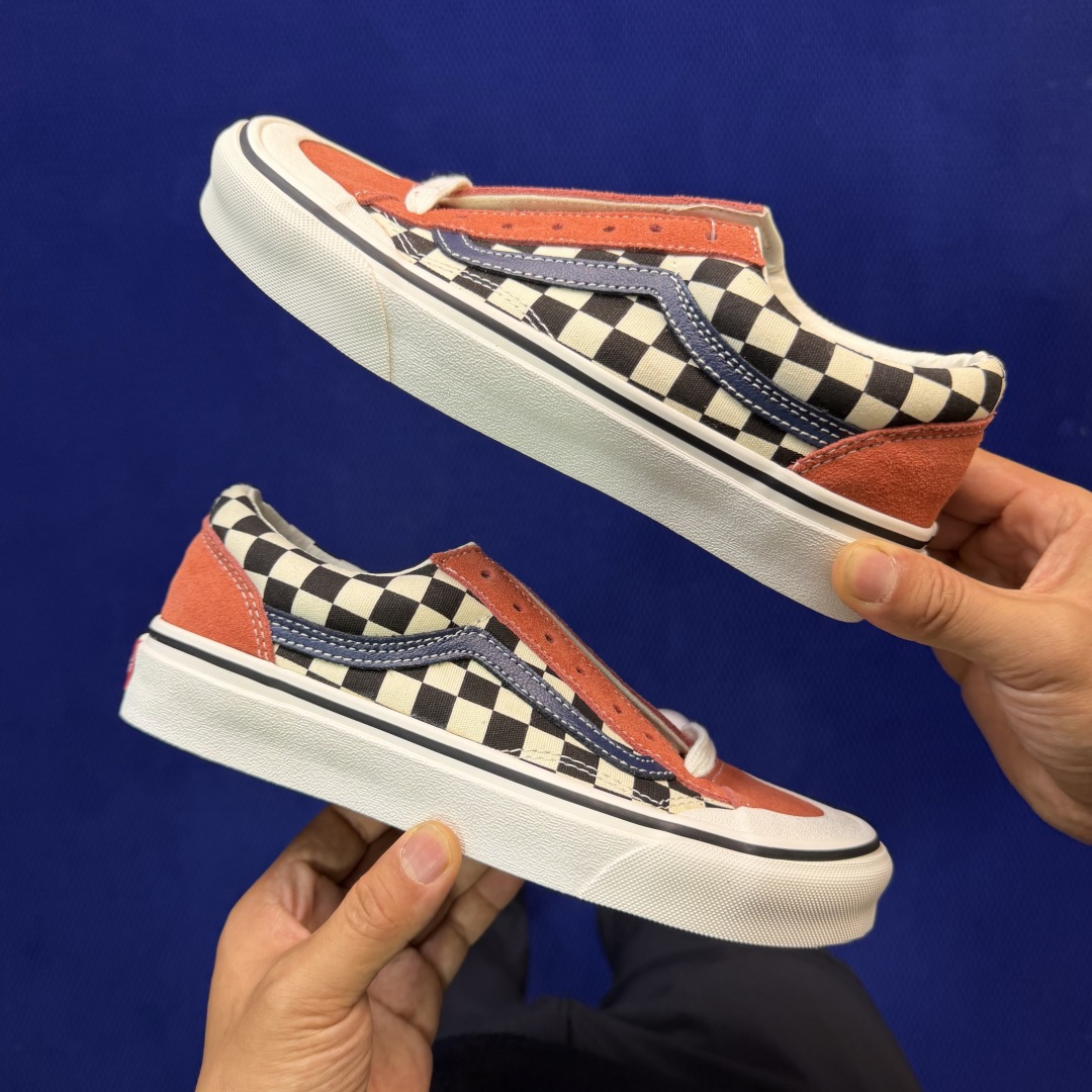 虎扑版！Vans Style 36 低帮 029V纯原级别外贸订单！万斯经典 硫化帆布板鞋正品海鸥线 鞋