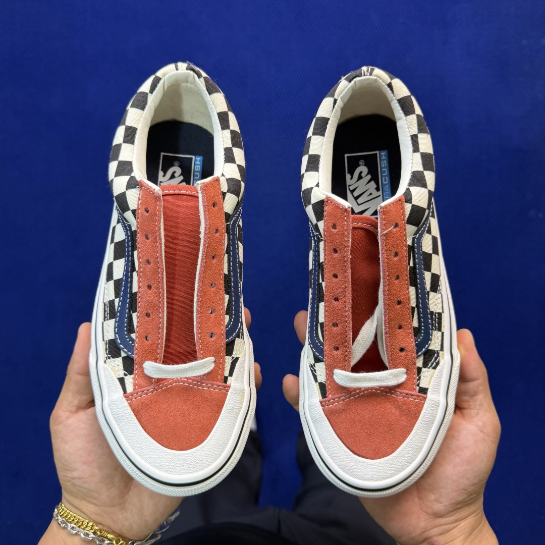 虎扑版！Vans Style 36 低帮 029V纯原级别外贸订单！万斯经典 硫化帆布板鞋正品海鸥线 鞋