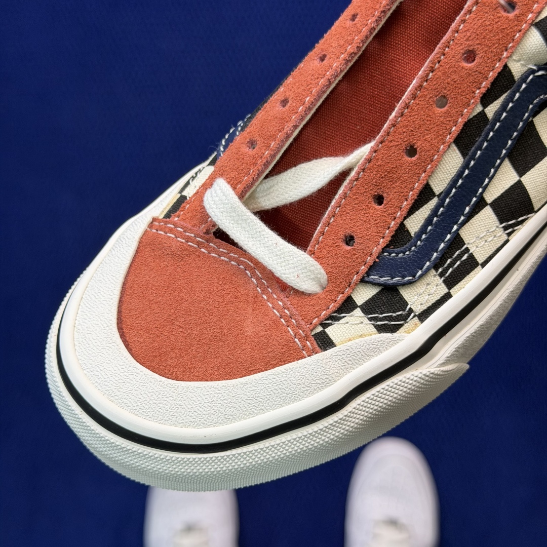 虎扑版！Vans Style 36 低帮 029V纯原级别外贸订单！万斯经典 硫化帆布板鞋正品海鸥线 鞋