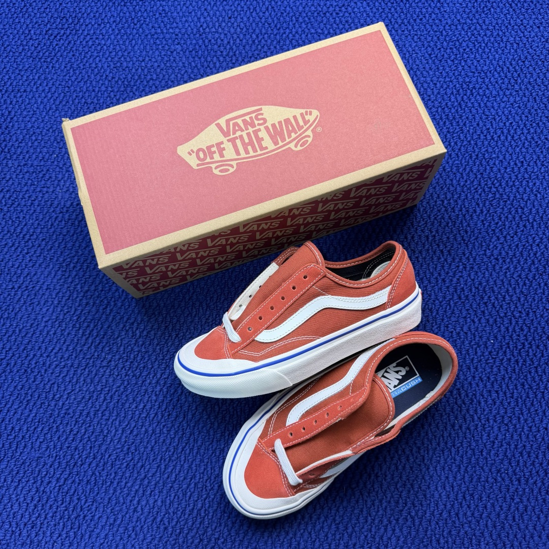 虎扑版！Vans Style 36 低帮 028V纯原级别外贸订单！万斯经典 硫化帆布板鞋正品海鸥线 鞋