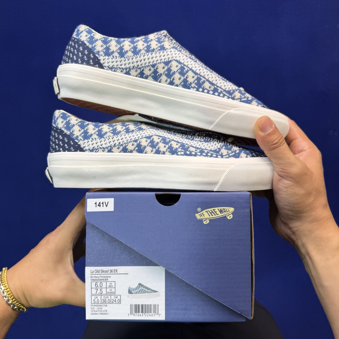 虎扑版！Vans Old Skool 低帮 141V纯原级别外贸订单！万斯经典 硫化帆布板鞋正品海鸥线 