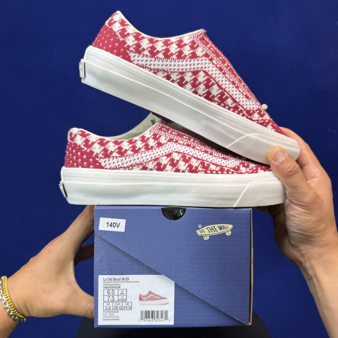 虎扑版！Vans Old Skool 低帮 140V纯原级别外贸订单！万斯经典 硫化帆布板鞋正品海鸥线 