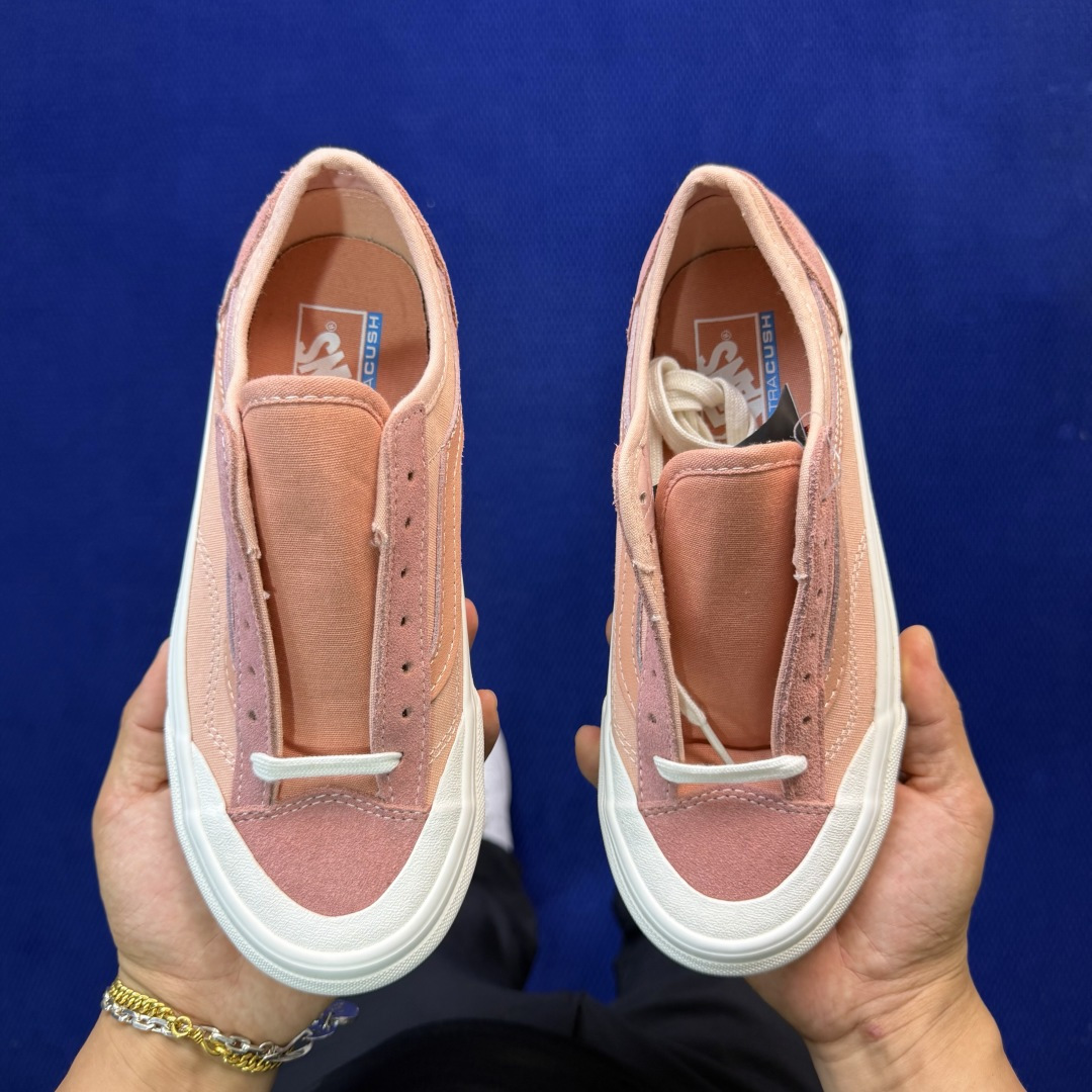 虎扑版！Vans Style 36 低帮 075V纯原级别外贸订单！万斯经典 硫化帆布板鞋正品海鸥线 鞋