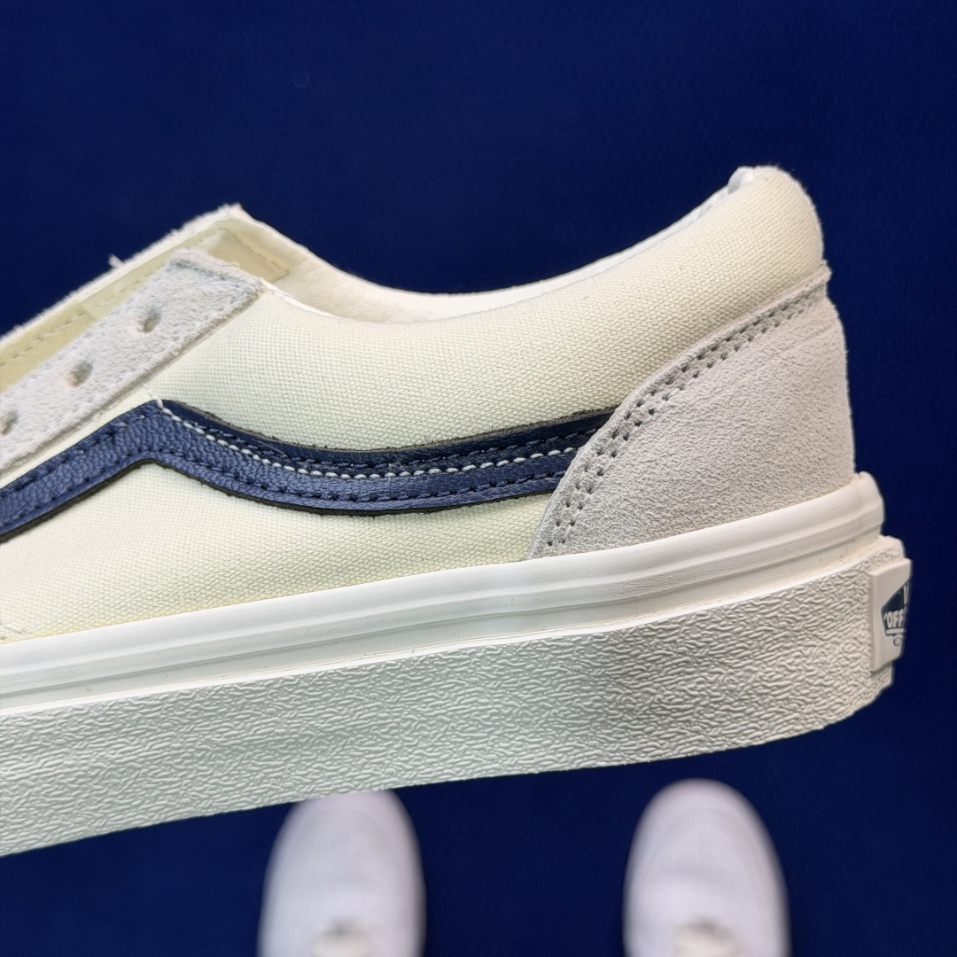 虎扑版！Vans Style 36 低帮 006V纯原级别外贸订单！万斯经典 硫化帆布板鞋正品海鸥线 鞋