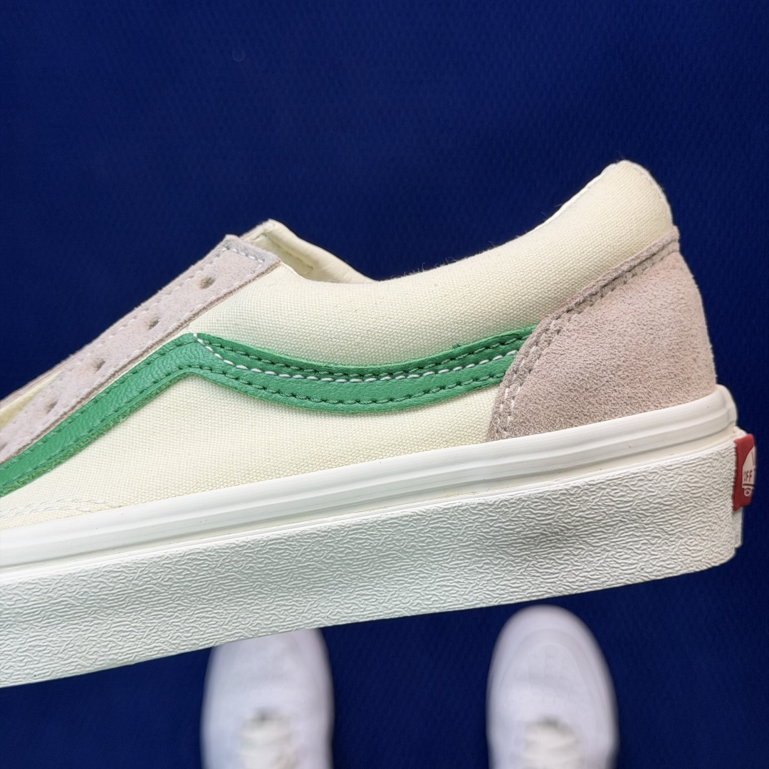 虎扑版！Vans Style 36 低帮 017V纯原级别外贸订单！万斯经典 硫化帆布板鞋正品海鸥线 鞋