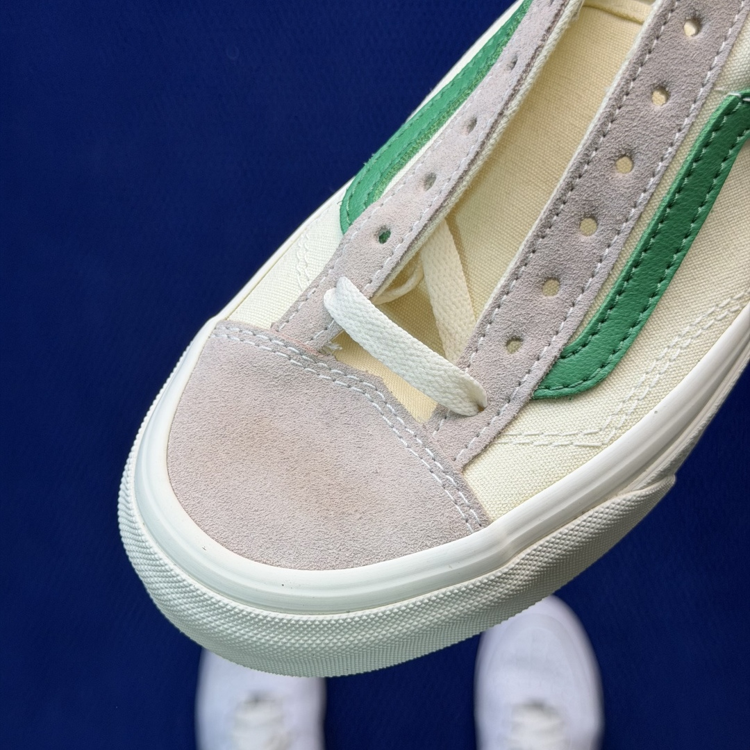 虎扑版！Vans Style 36 低帮 017V纯原级别外贸订单！万斯经典 硫化帆布板鞋正品海鸥线 鞋