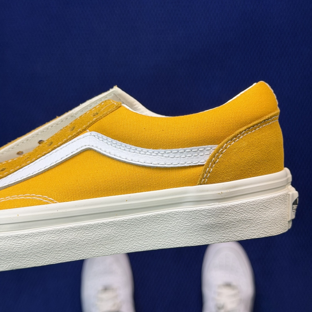 虎扑版！Vans Style 36 低帮 010V纯原级别外贸订单！万斯经典 硫化帆布板鞋正品海鸥线 鞋