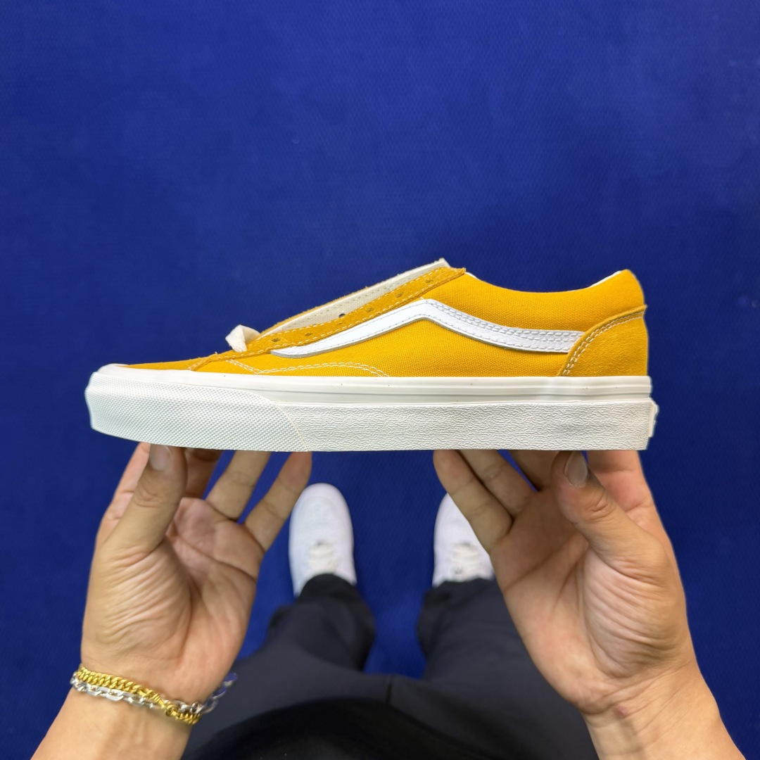 虎扑版！Vans Style 36 低帮 010V纯原级别外贸订单！万斯经典 硫化帆布板鞋正品海鸥线 鞋