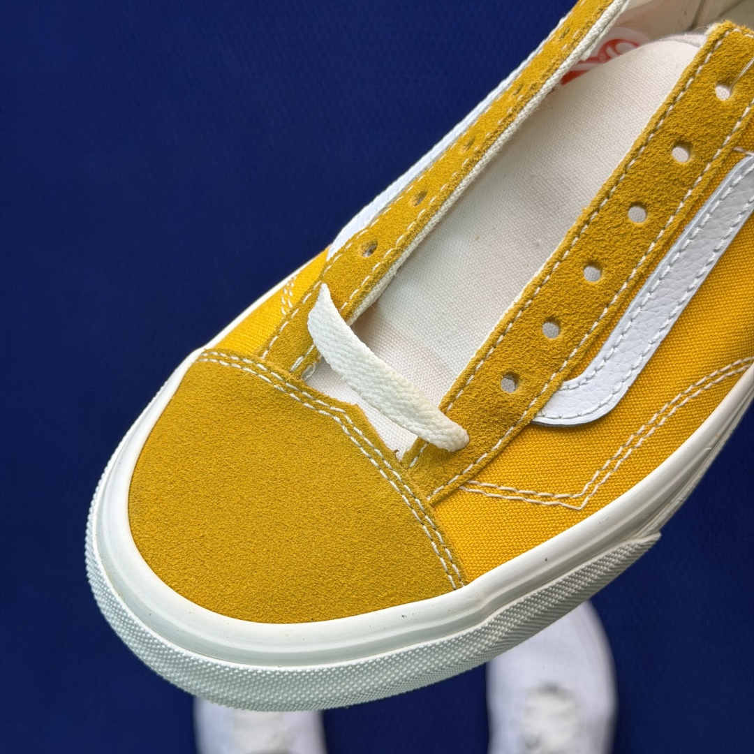 虎扑版！Vans Style 36 低帮 010V纯原级别外贸订单！万斯经典 硫化帆布板鞋正品海鸥线 鞋