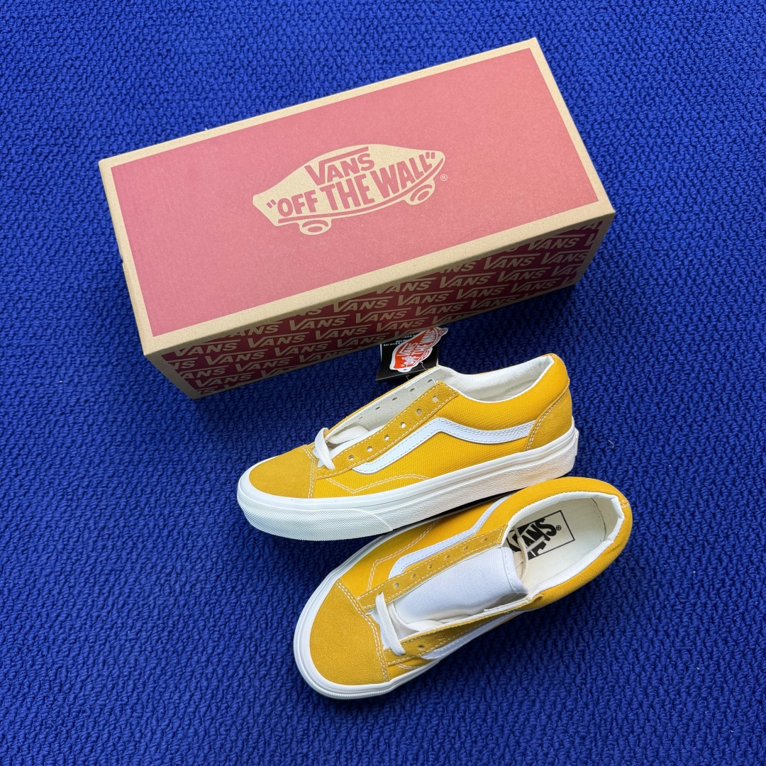 虎扑版！Vans Style 36 低帮 010V纯原级别外贸订单！万斯经典 硫化帆布板鞋正品海鸥线 鞋