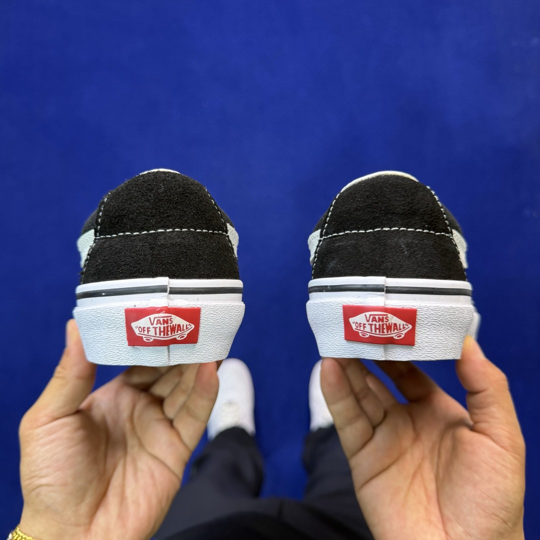 虎扑版！Vans Sk8-Low 低帮 111V纯原级别外贸订单！万斯经典 硫化帆布板鞋正品海鸥线 鞋头