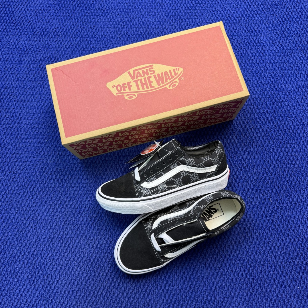 虎扑版！Vans Old Skool 低帮 122V纯原级别外贸订单！万斯经典 硫化帆布板鞋正品海鸥线 