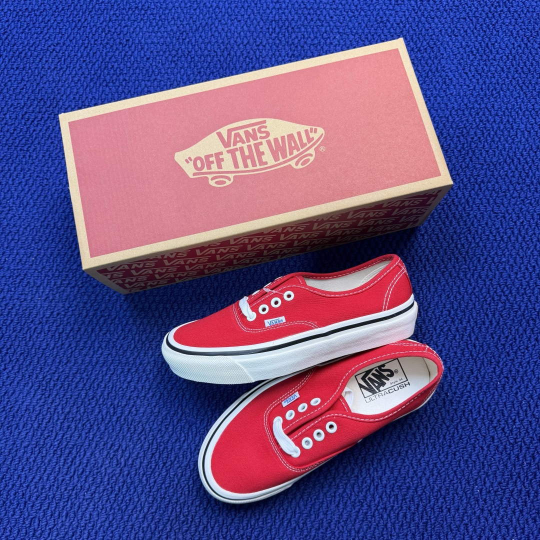 虎扑版！Vans Authentic 安纳海姆 052V纯原级别外贸订单！万斯经典 硫化帆布板鞋正品海鸥