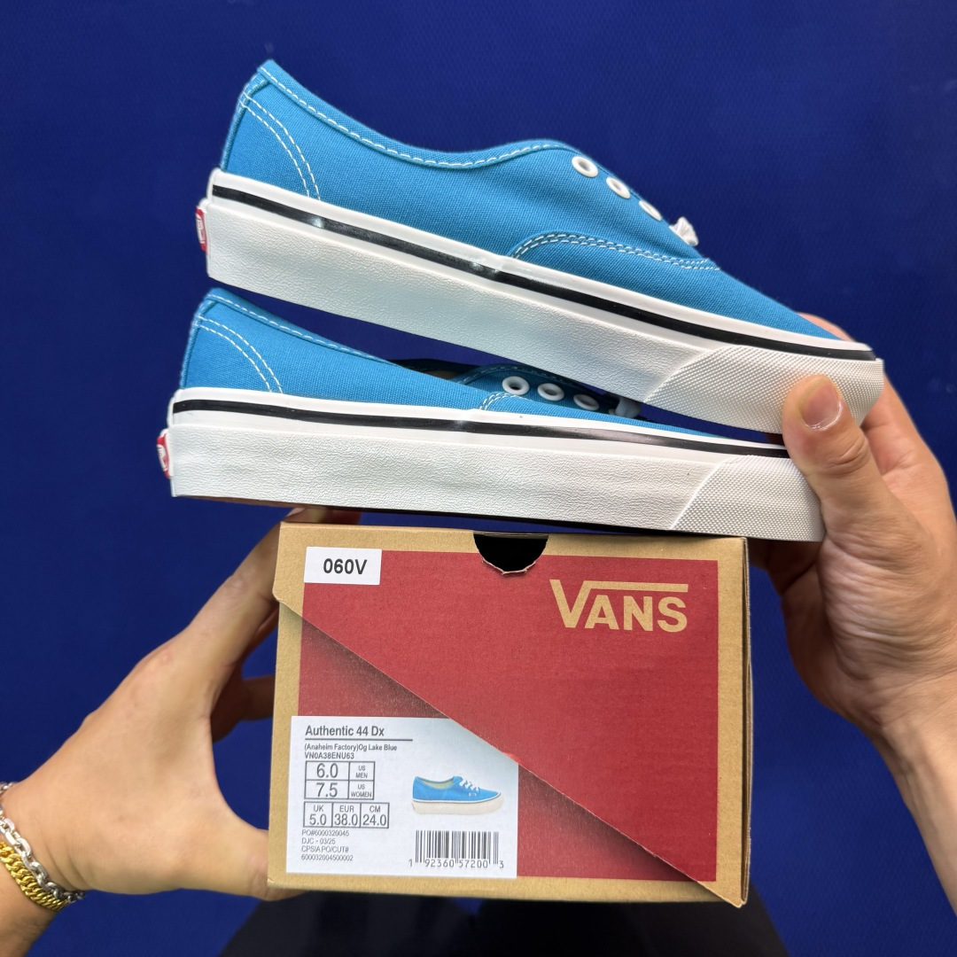 虎扑版！Vans Authentic 安纳海姆 060V纯原级别外贸订单！万斯经典 硫化帆布板鞋正品海鸥