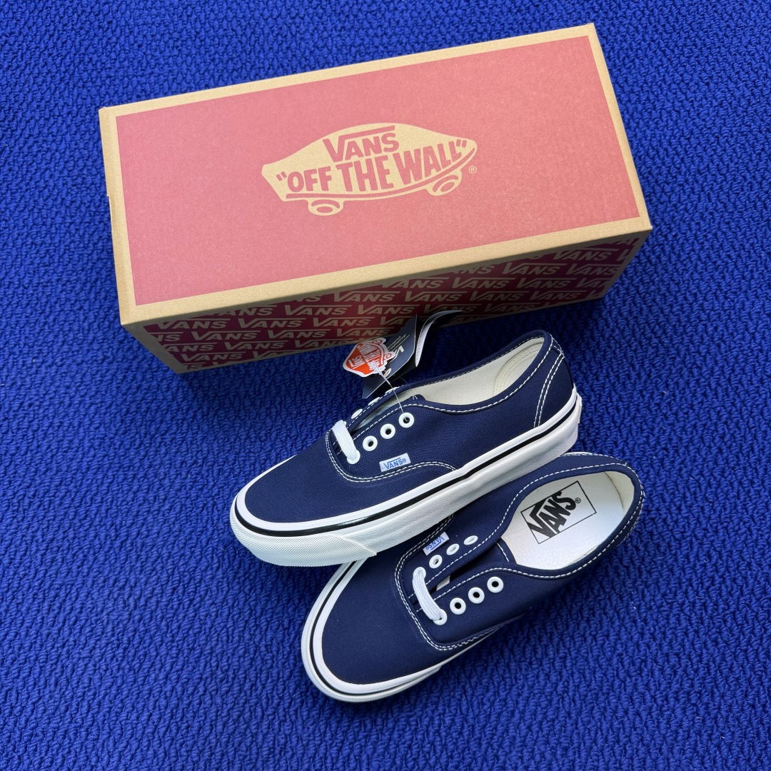 虎扑版！Vans Authentic 安纳海姆 049V纯原级别外贸订单！万斯经典 硫化帆布板鞋正品海鸥
